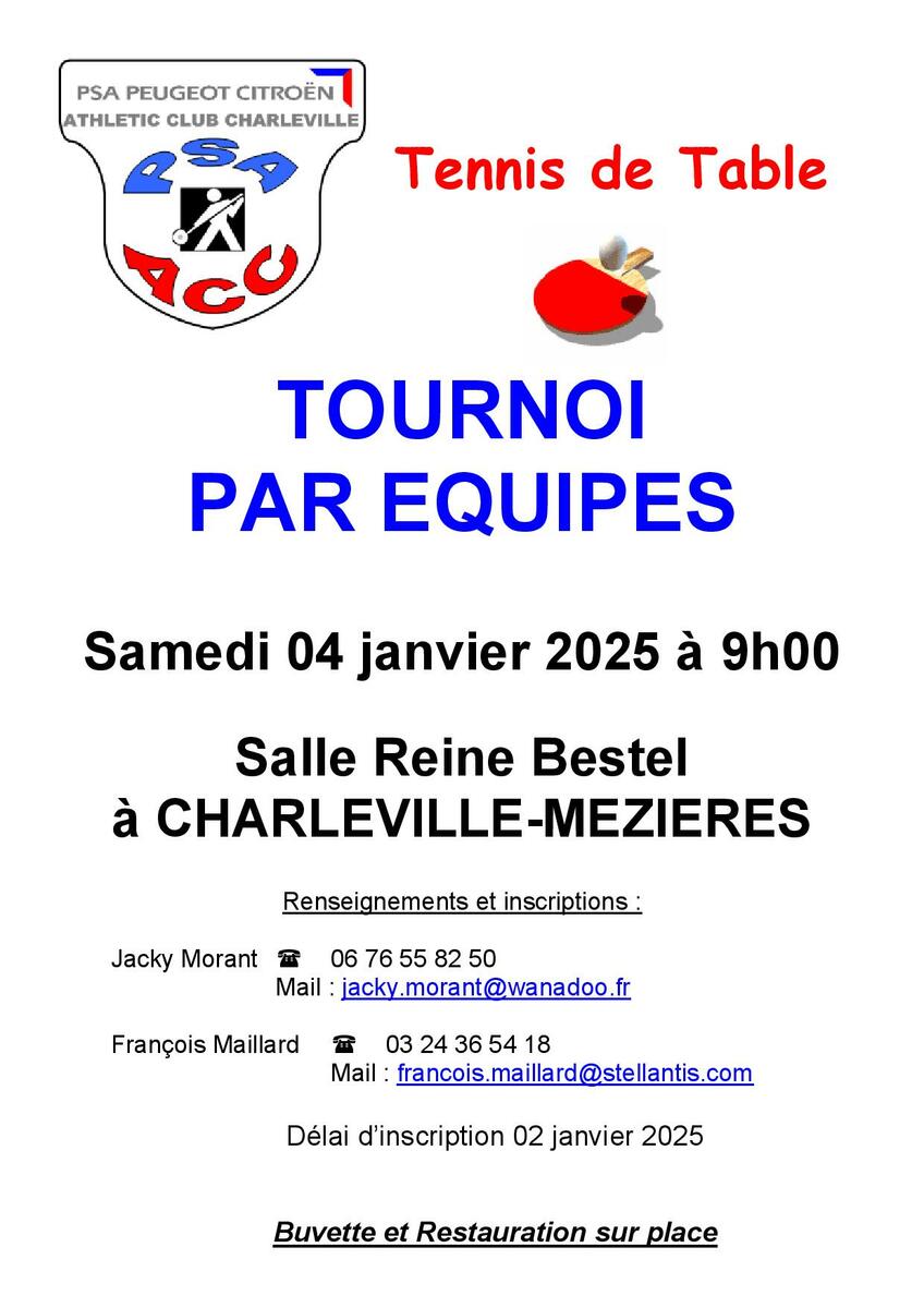 TOURNOI PSA 2025