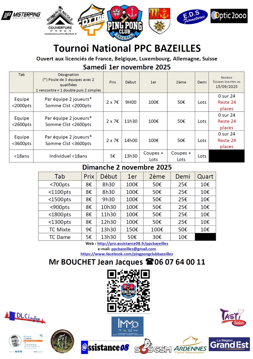 Tournoi National PPC Bazeilles