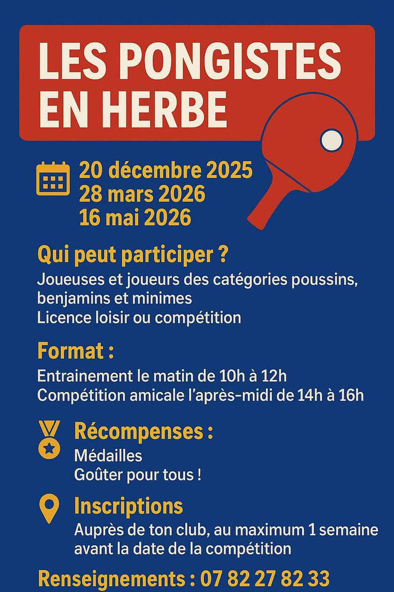 Les Pongistes en Herbe
