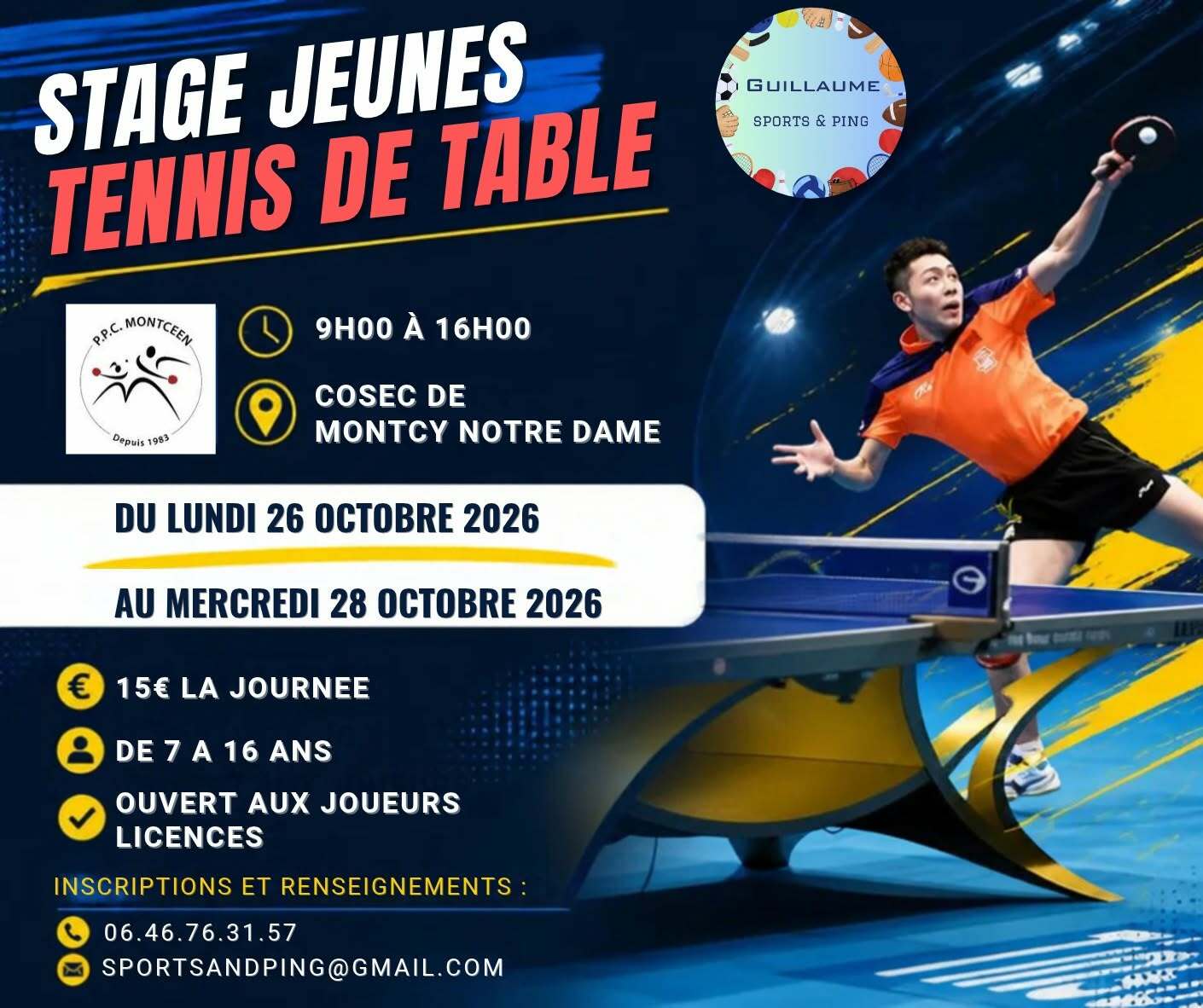 Stage jeunes de la toussaint