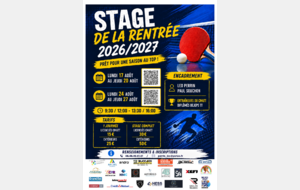Salle Bestel - Stage de rentrée